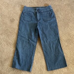 Chico's patch pocket crop Jeans size 0.5 Regular